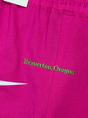 SHORTS MOLETOM NK WORLD TOUR - ROSA