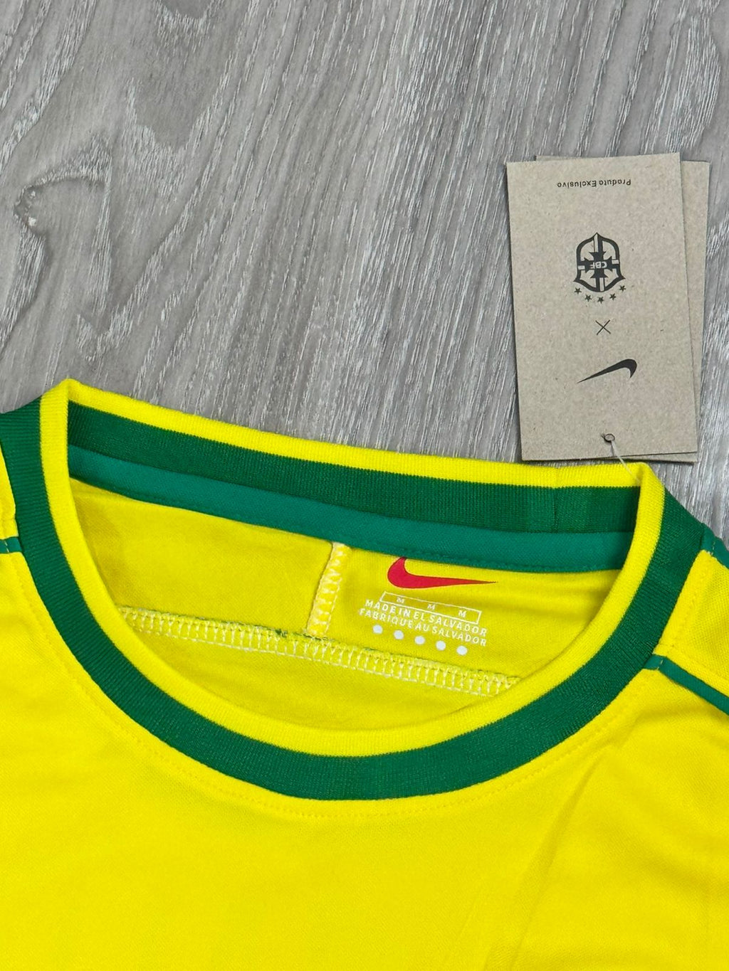 CAMISA RETRÔ BR 1998 RONALDO 9 - AMARELA