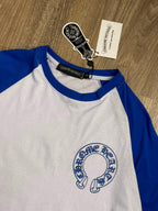 CAMISETA CHROME HEARTS LONG SLEEVE - WHITE BLUE