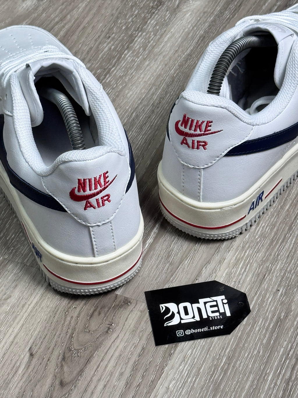TÊNIS NK FORCE 1 - MARINHO CREME