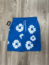 SHORTS MOLETOM DENIM TEARS - AZUL