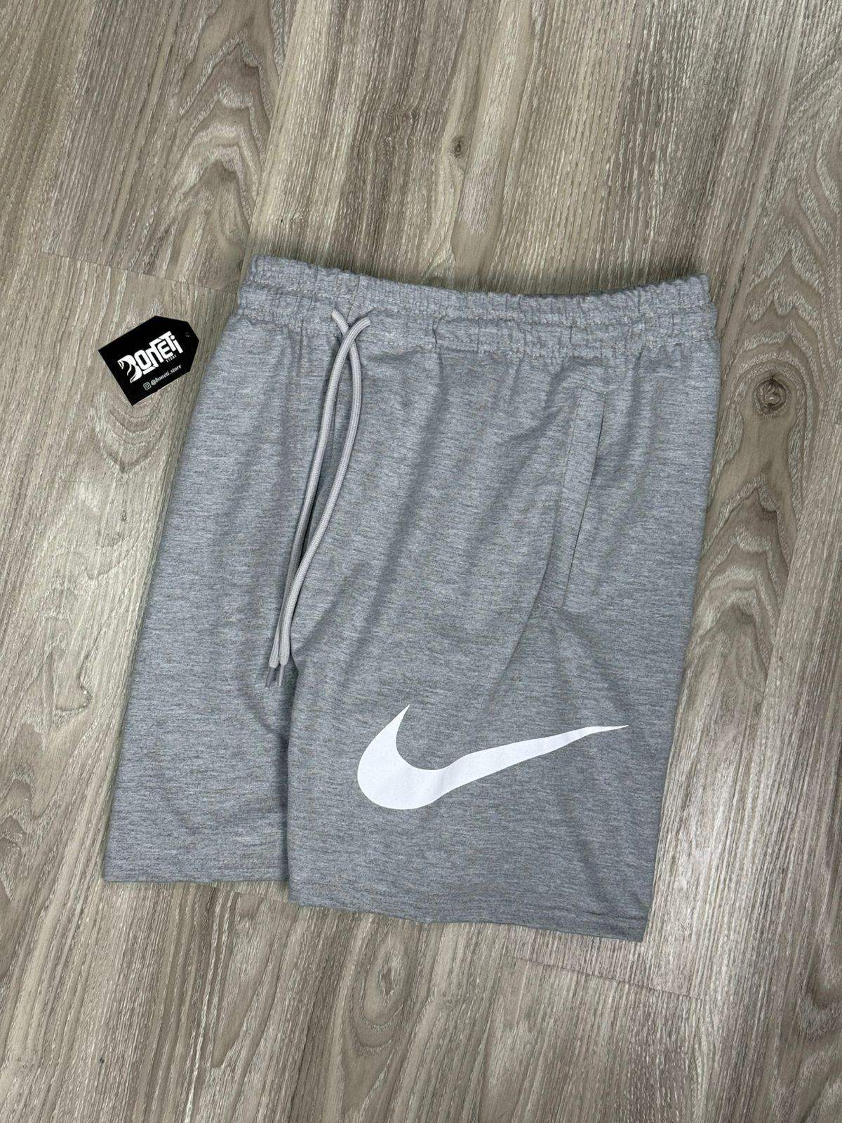 SHORTS MOLETOM NK BIG SWOOSH - CINZA