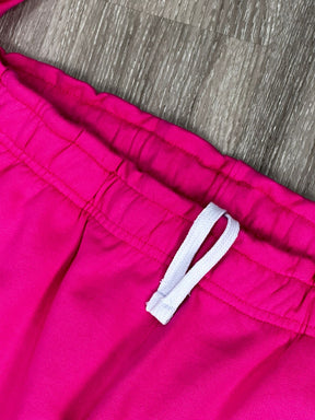 SHORTS MOLETOM NK BIG SWOOSH - ROSA