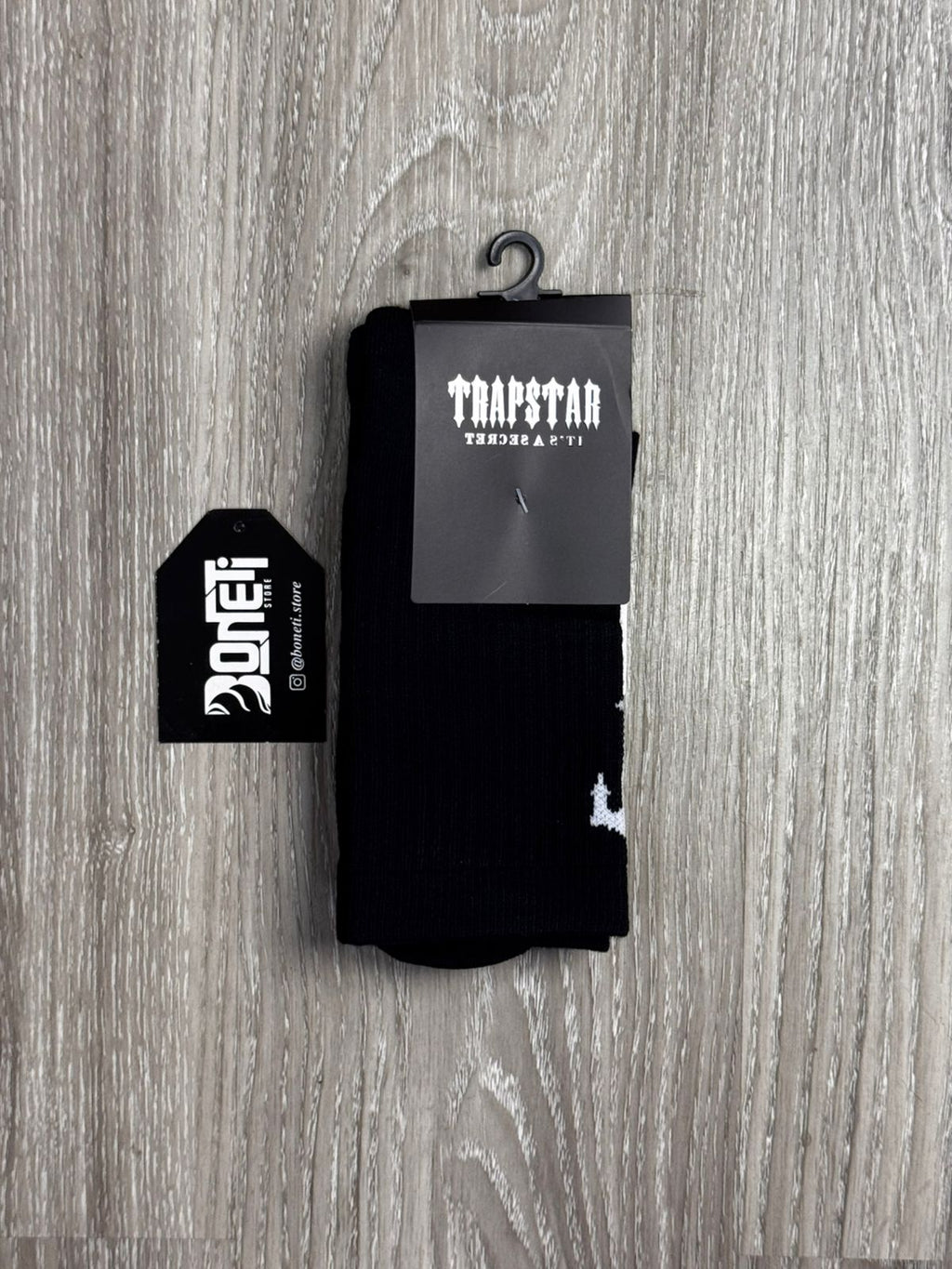 MEIA CANO ALTO TRAP - PRETA