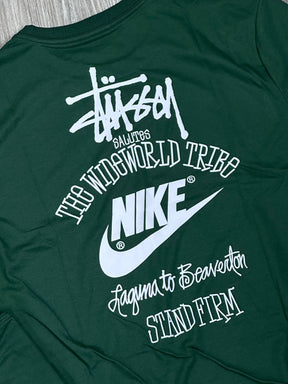 CAMISETA NK x STUSSY - VERDE