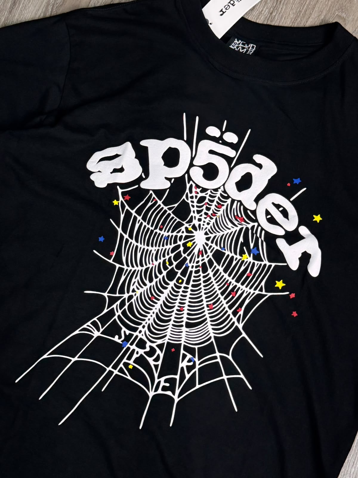 CAMISETA SP5DER OG WEB - BLACK WHITE