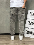 CALÇA JEANS SKINNY CINZA CITY DENIM - 6597