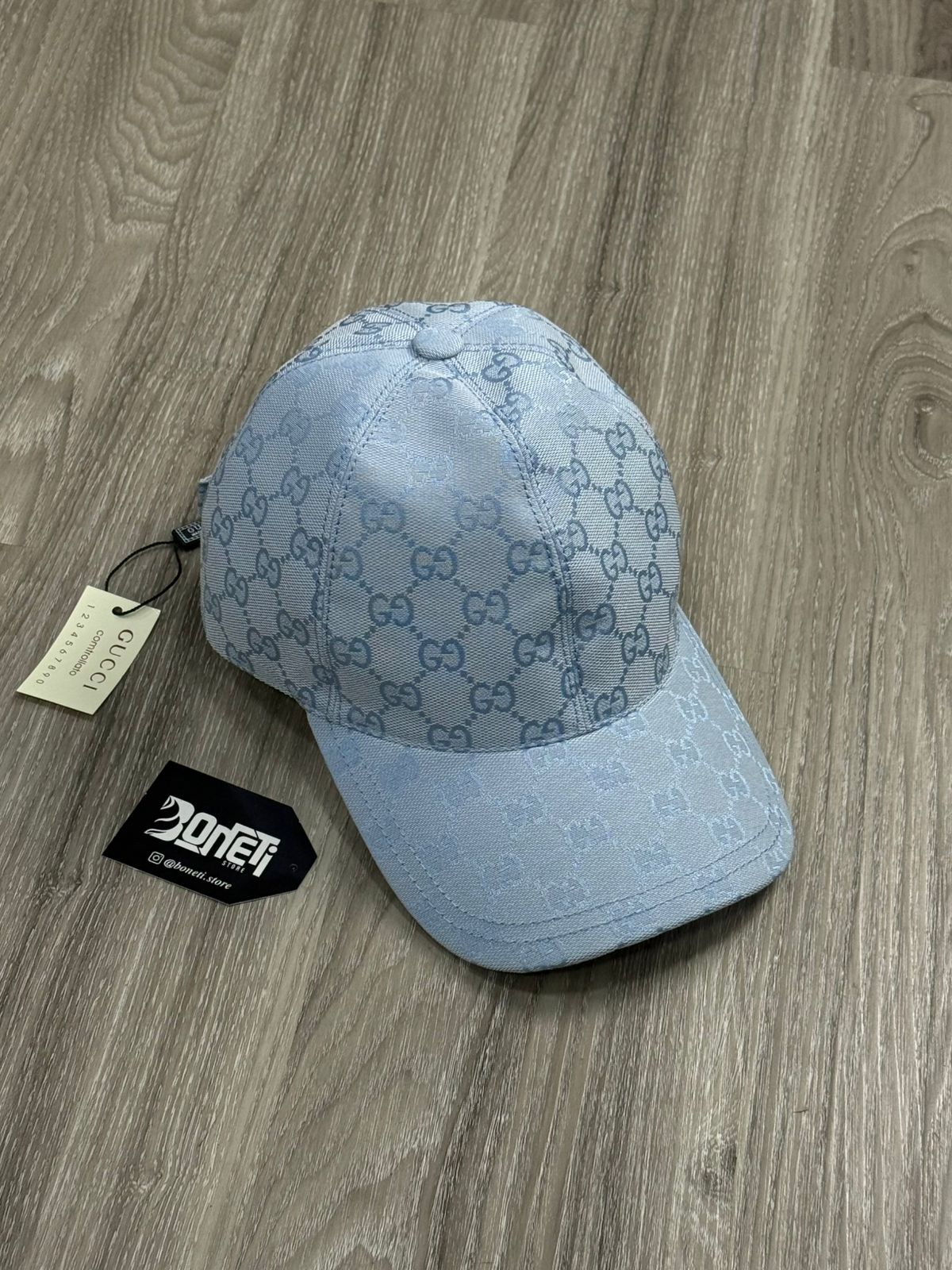 BONÉ GC CANVAS - BABY BLUE
