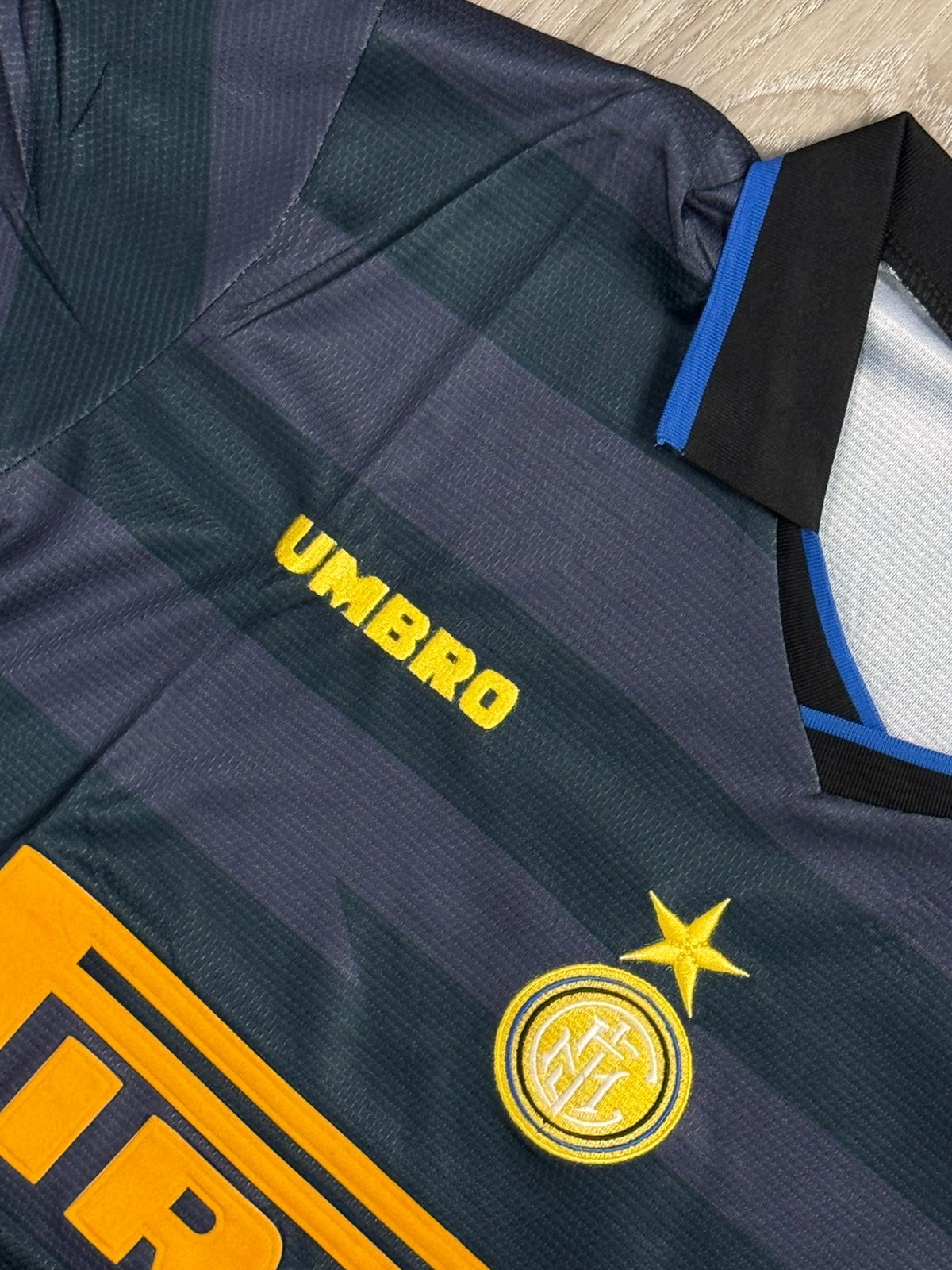 CAMISA RETRÔ INTER DE MILÃO 1997/98 - CINZA
