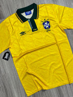 CAMISA RETRÔ BR 1992 - AMARELA
