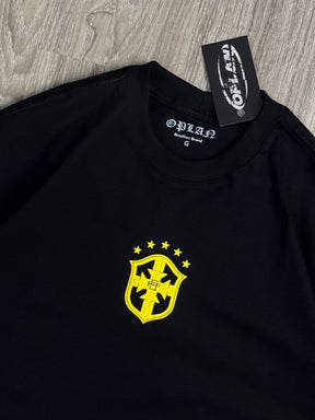CAMISETA OVERSIZED OPLAN ICONS - PRETA