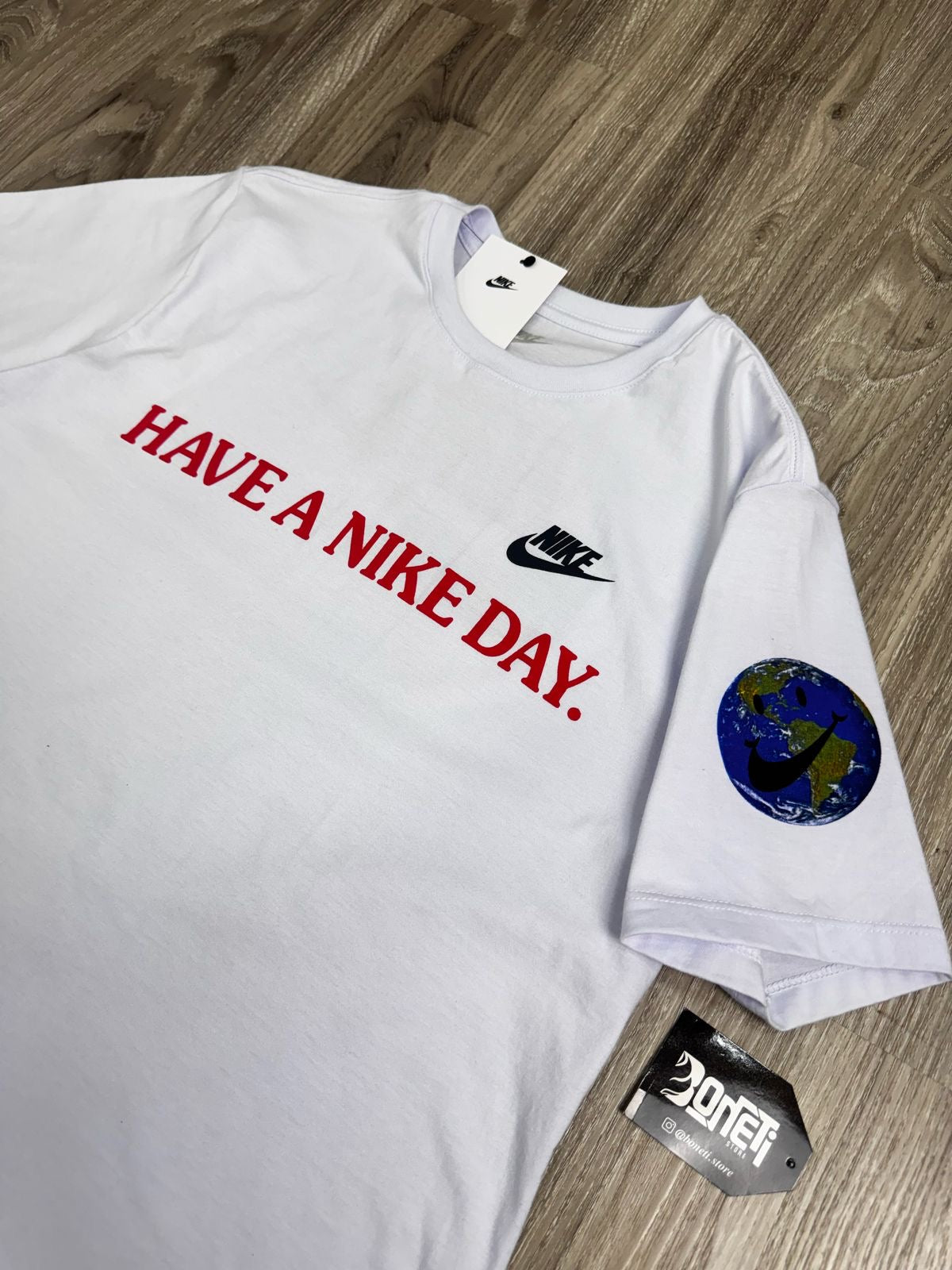 CAMISETA NK HAVE A NK DAY - BRANCA