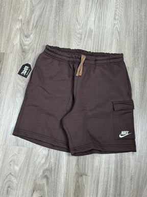 SHORTS MOLETOM CARGO NK CLUB - MARROM