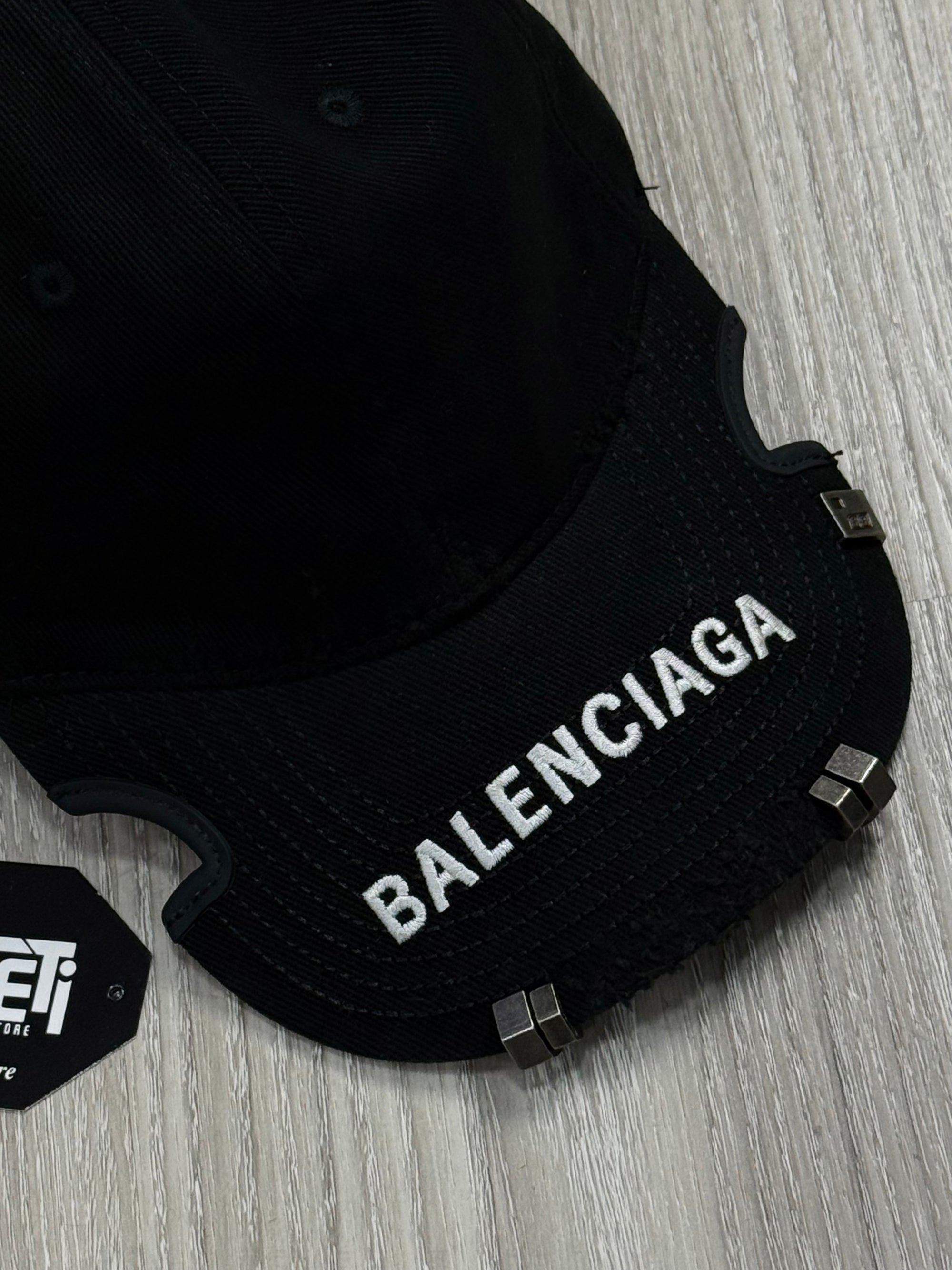 BONÉ BALENCIAGA ABA LOGO BLACK