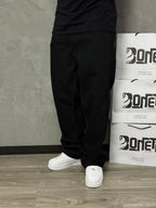 CALÇA JEANS RETA PRETA BS