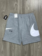 SHORTS MOLETOM NK BIG SWOOSH TM - CINZA