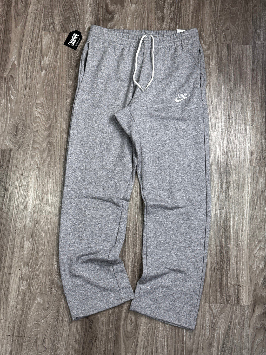 CALÇA MOLETOM NK CLUB RETA - CINZA