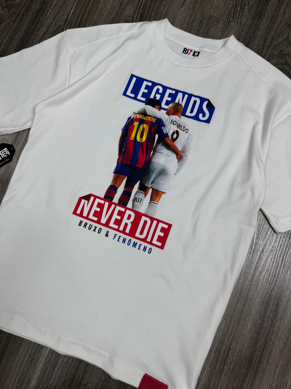 CAMISETA OVERSIZED RJ7 LEGENDS - OFFWHITE