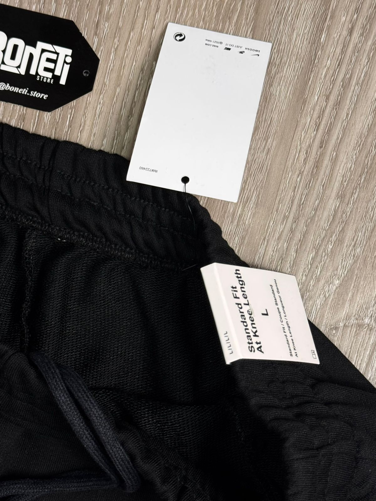 CALÇA MOLETOM NK SPORTSWEAR RETA - PRETA