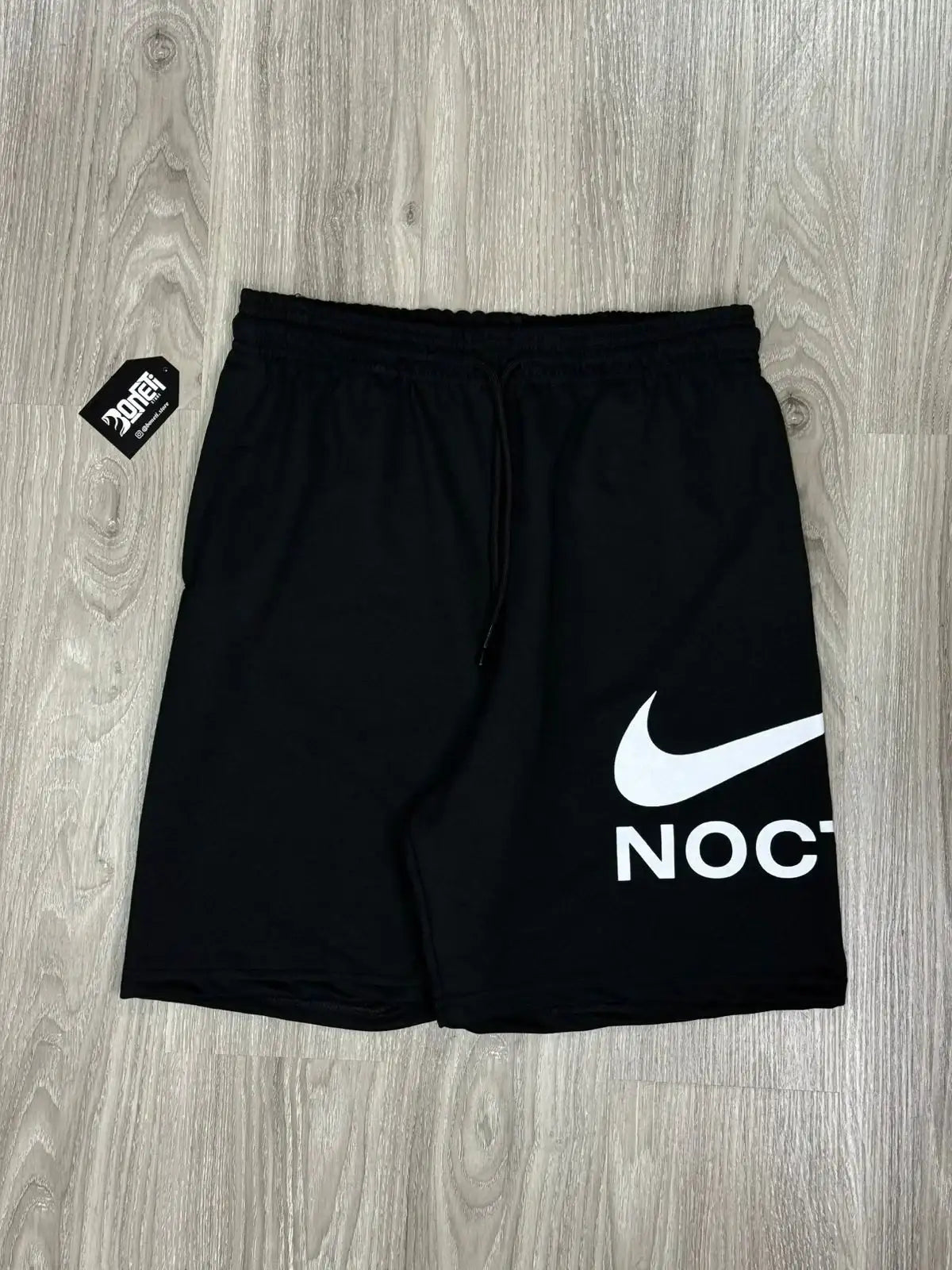 SHORTS MOLETOM NK SWOOSH X NOCTA - PRETO