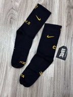 MEIA CANO ALTO NK X NOCTA - PRETO E AMARELO