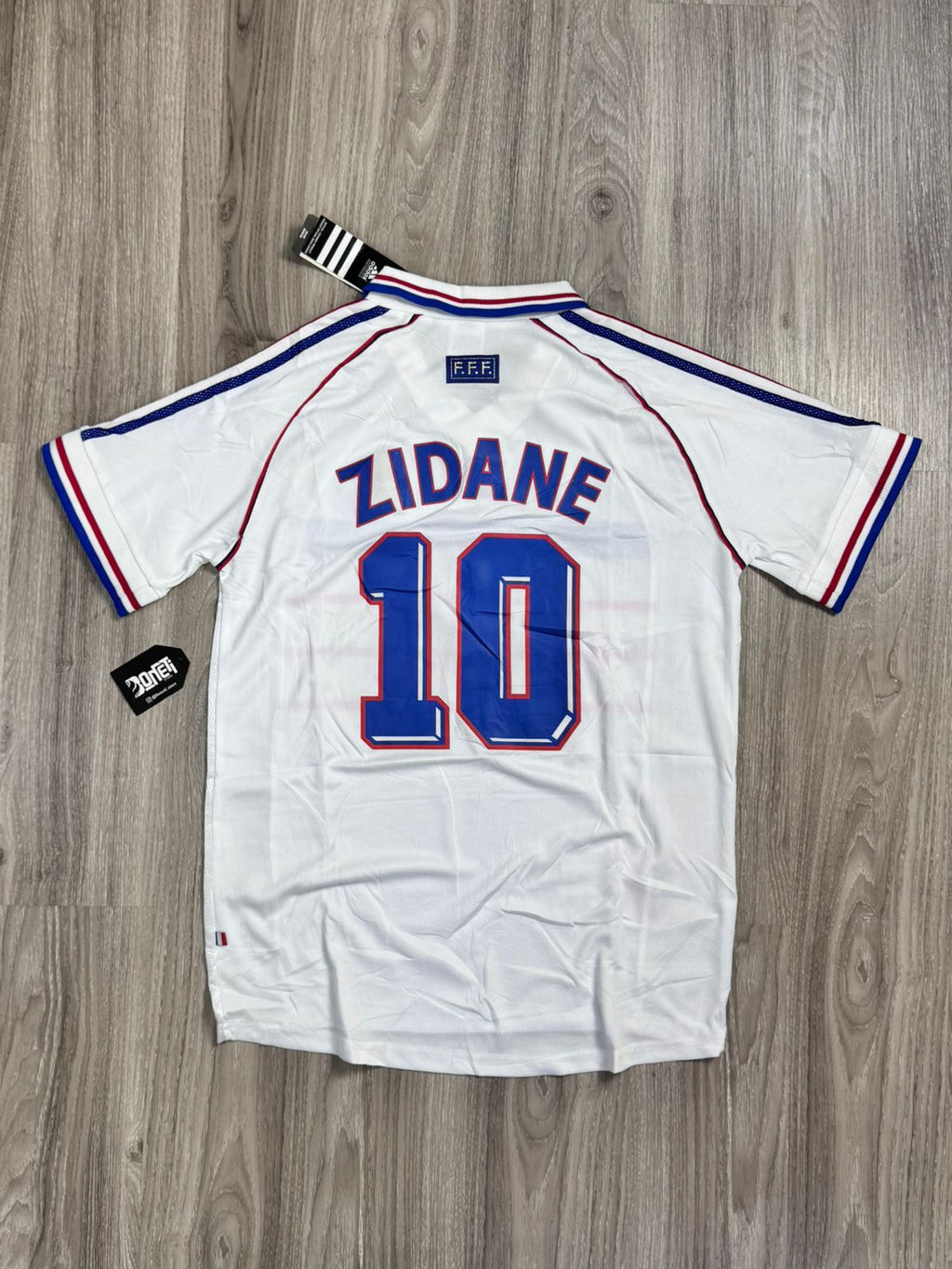 CAMISA RETRÔ FRANÇA WORLD CUP 98 ZIDANE