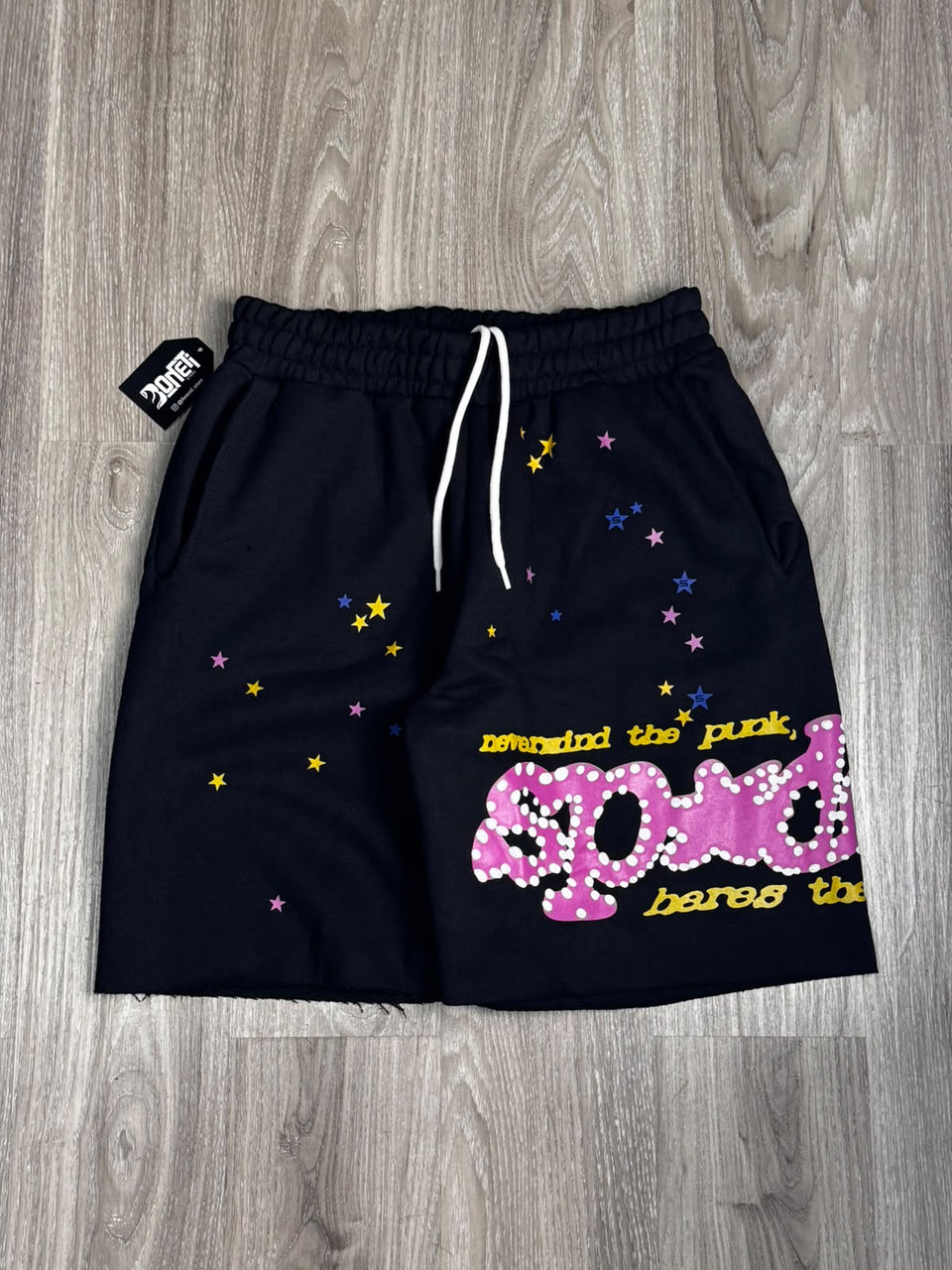 SHORTS MOLETOM SP5DER - BLACK PINK