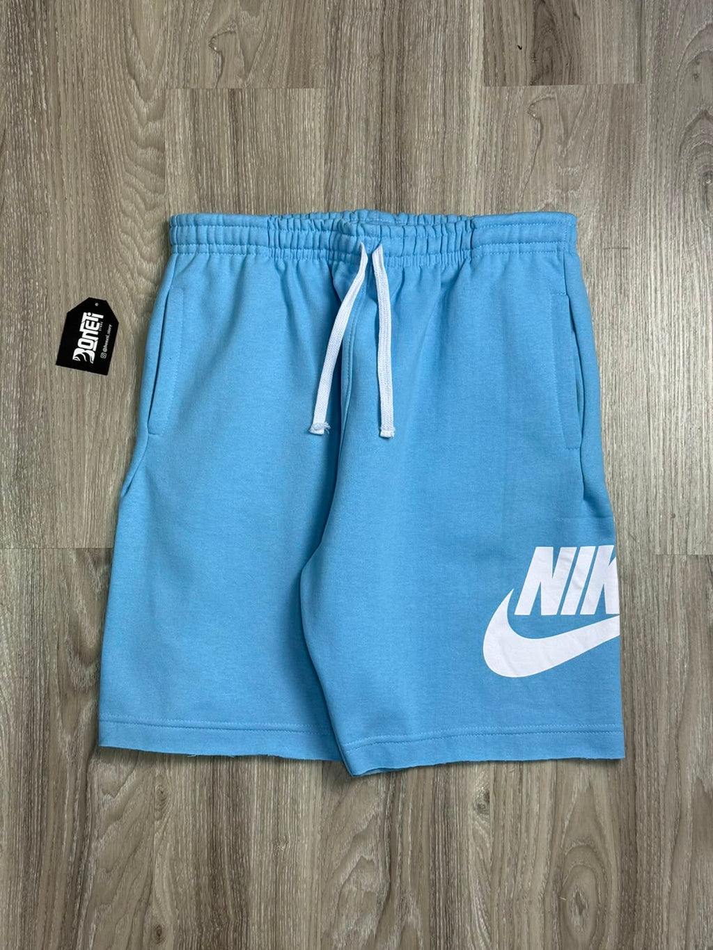 SHORTS MOLETOM NK ICON - AZUL