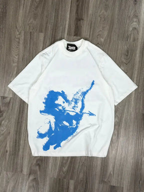 CAMISETA OVERSIZED OPLAN CUPID - OFF BLUE