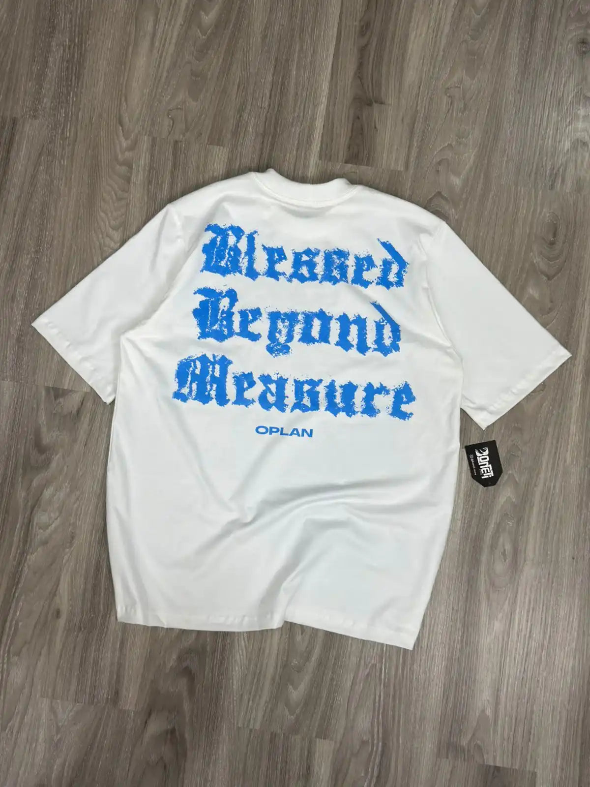 CAMISETA OVERSIZED OPLAN CUPID - OFF BLUE