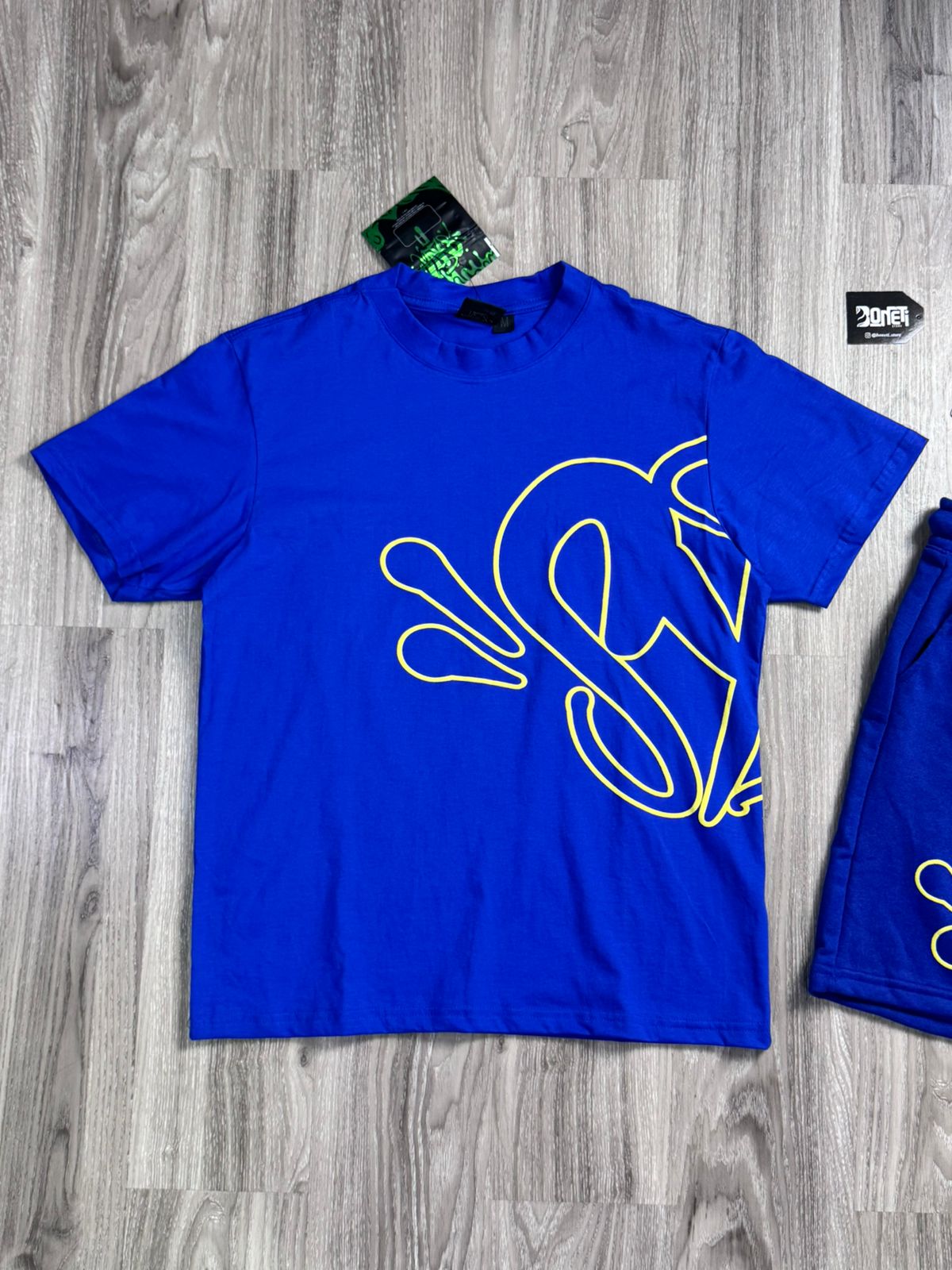 CONJUNTO SYNA WORLD SUMMER - AZUL/AMARELO