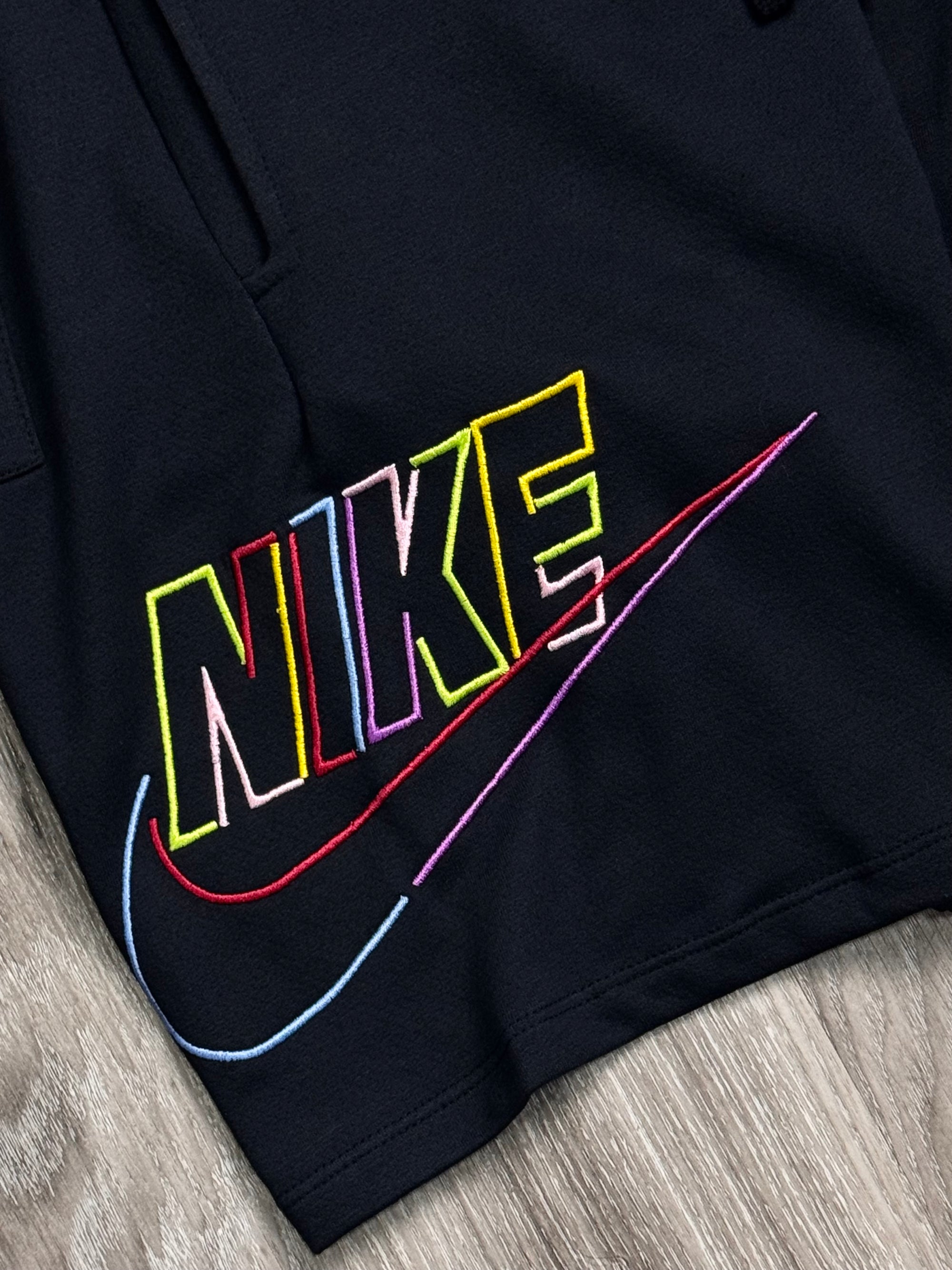 SHORTS MOLETOM NK COLOR - PRETO