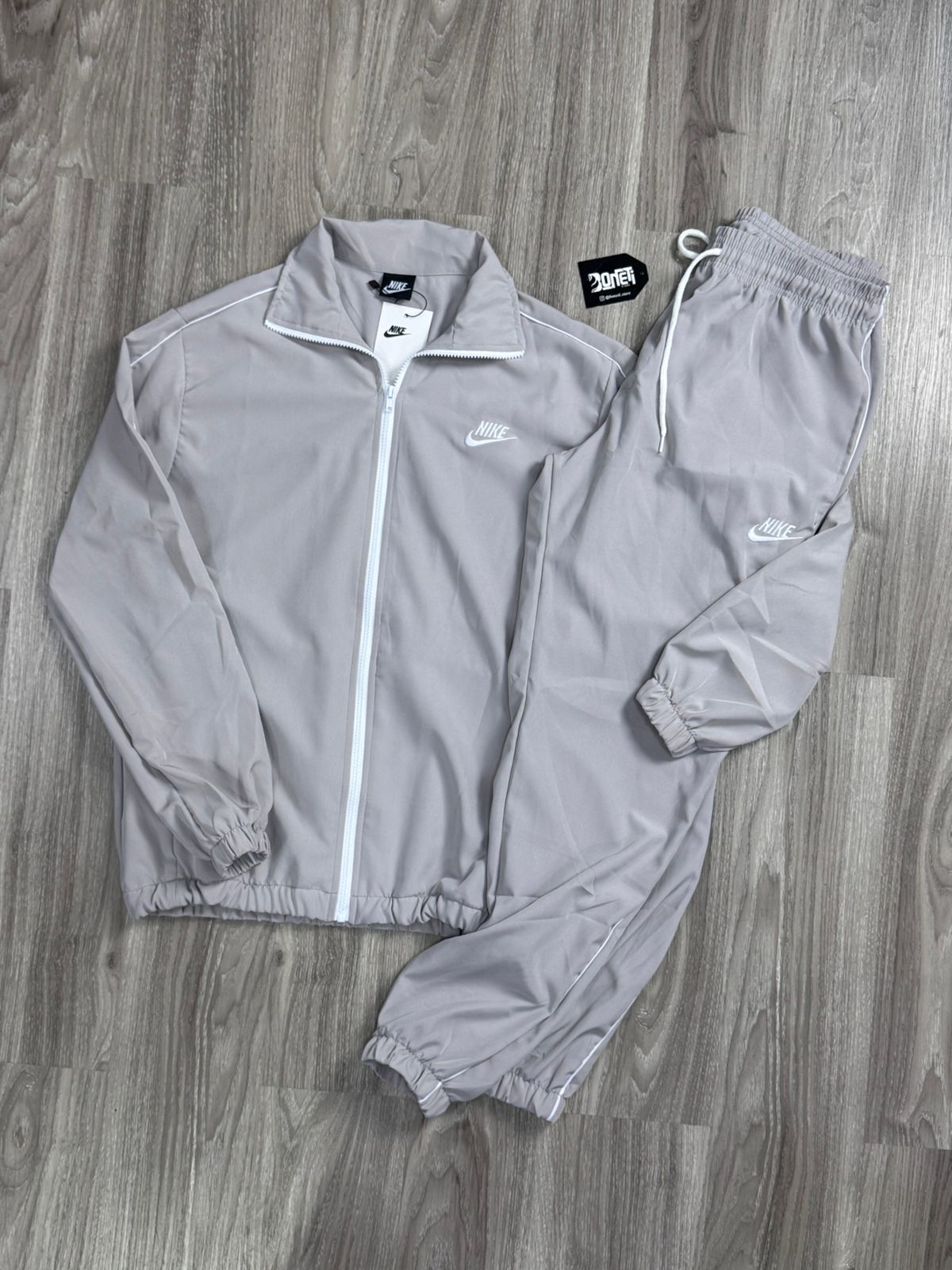 CONJUNTO TACTEL NK TRACKSUIT - GREY