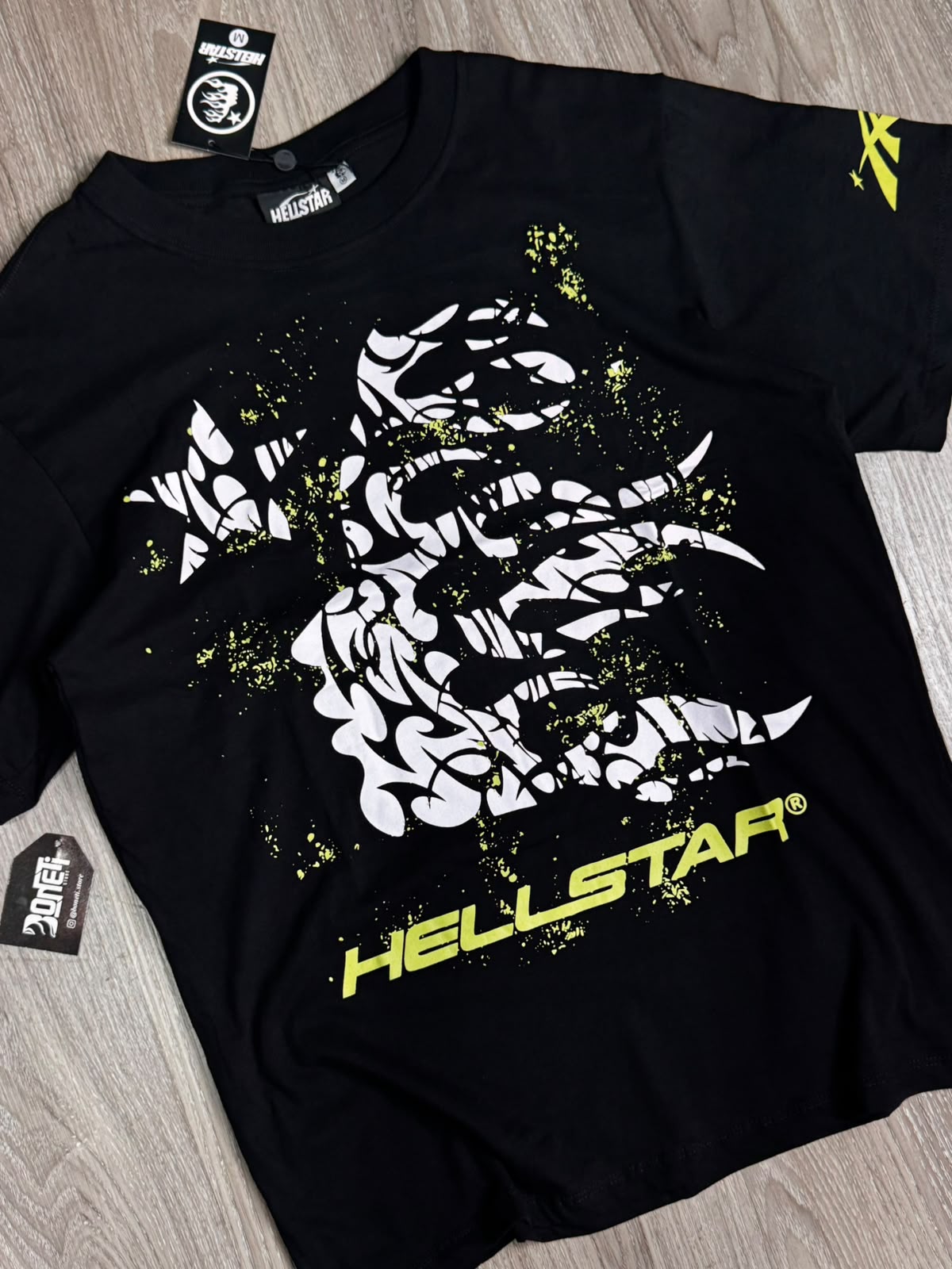 CAMISETA HELLSTAR PATH TO PARADISE - BLACK GREEN