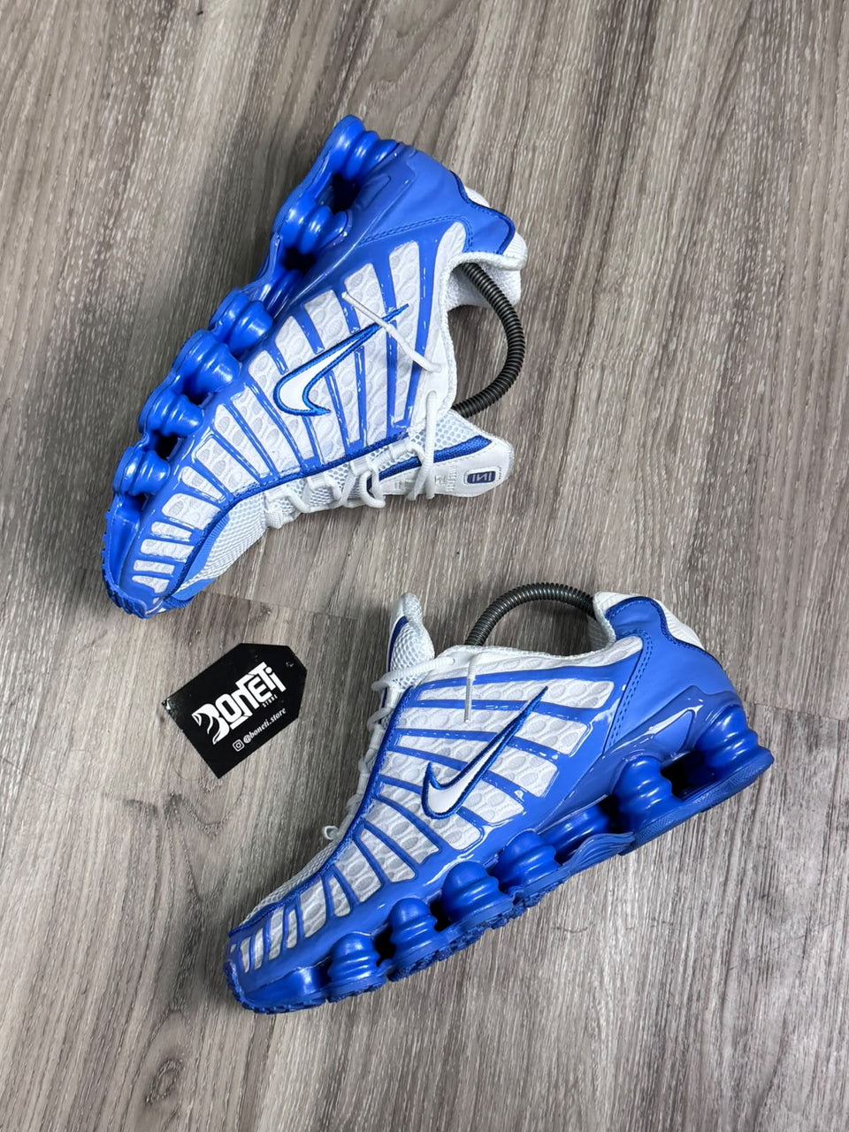 TÊNIS NK SHOX TL 12 MOLAS - WHITE WORK BLUE