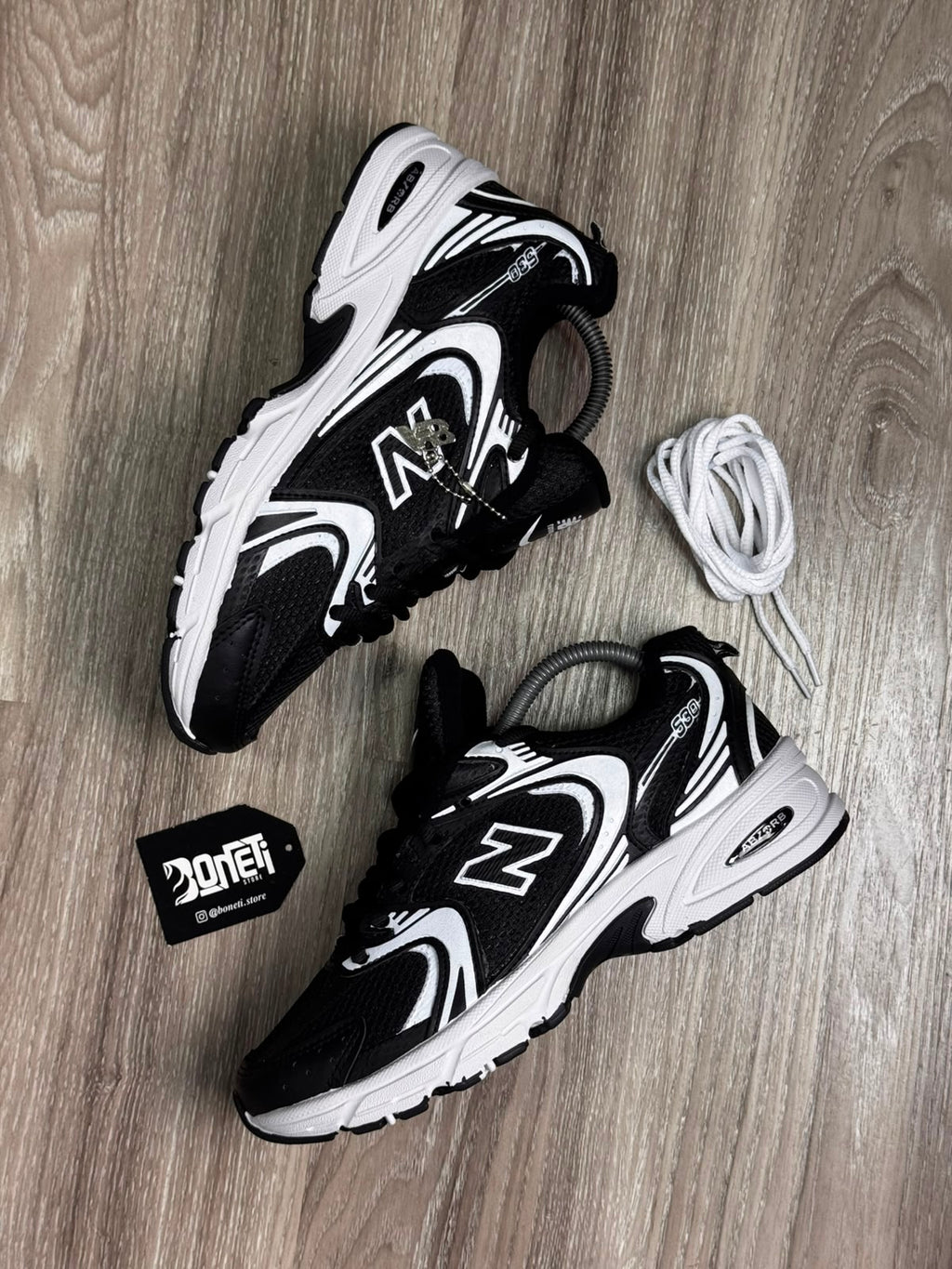 TÊNIS NB 530 - BLACK WHITE