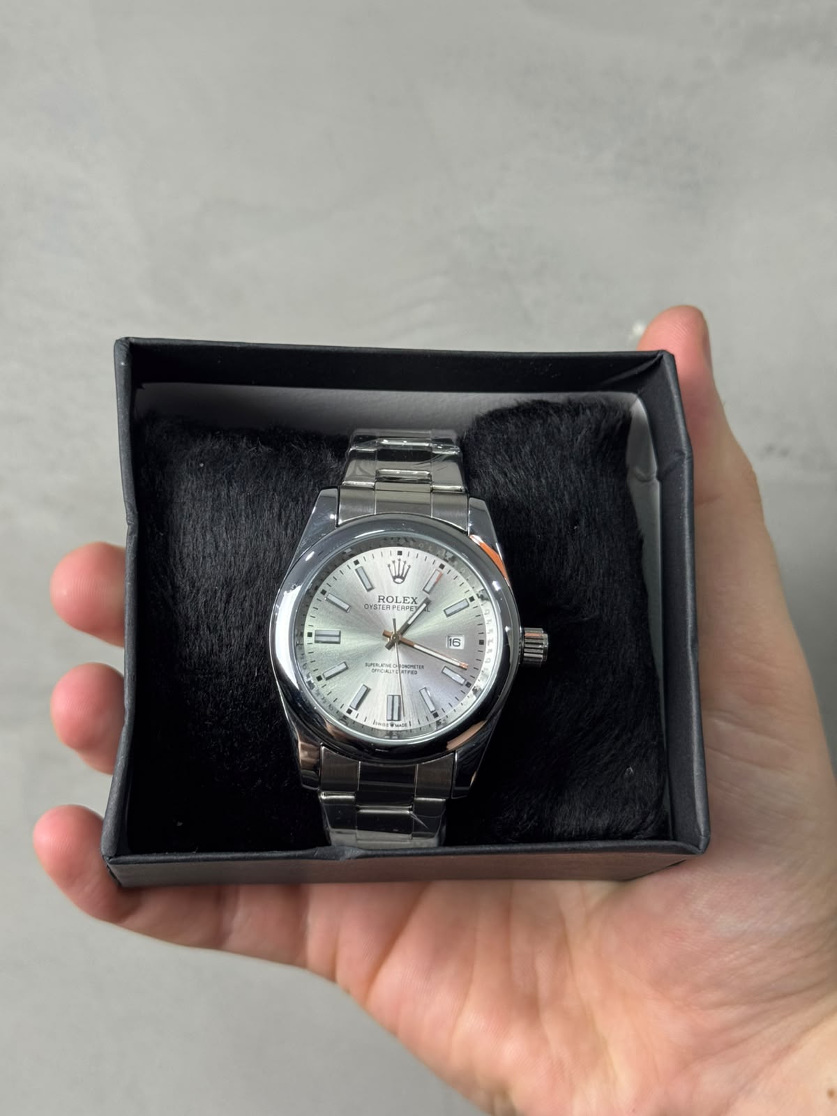 RELÓGIO ROLEX OYSTER 01 - PRATA