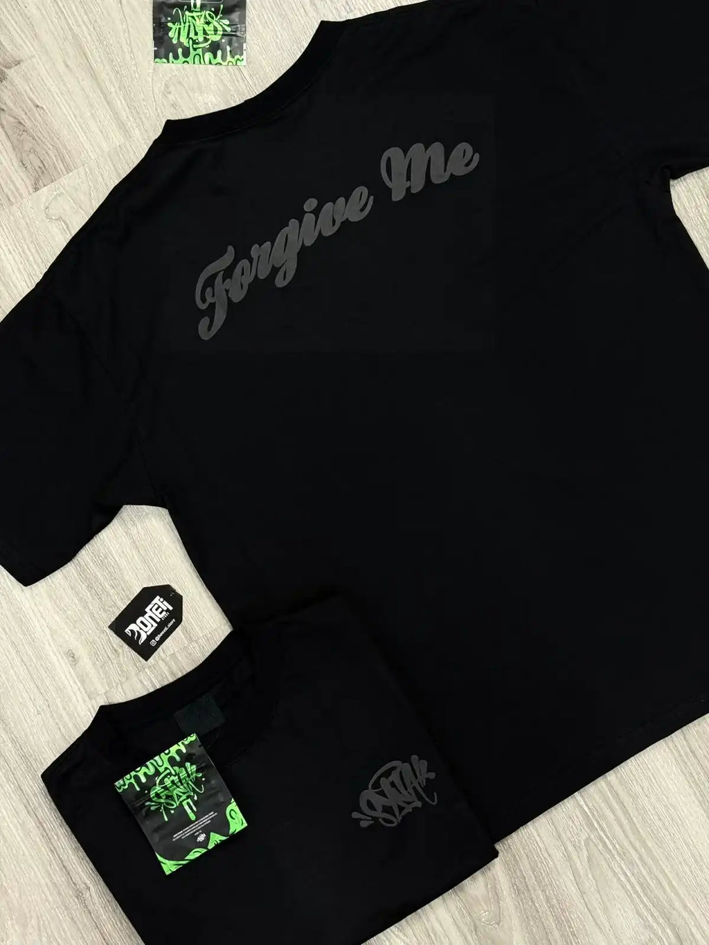 CAMISETA SYNA FORGIVE ME TST - PRETA