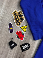 CONJUNTO SYNA WORLD MOLETOM - AZUL