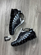TÊNIS NK SHOX TL 12 MOLAS - BLACK PURE PLATINUM WHITE