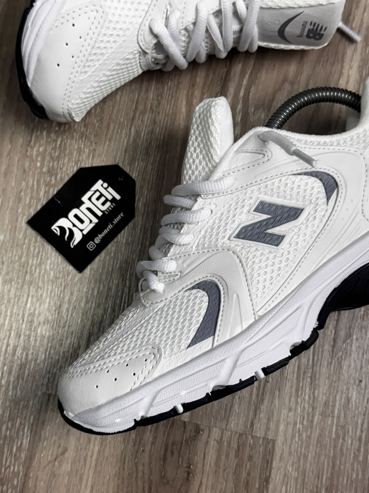 TÊNIS NB 530 - WHITE GREY