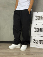CALÇA BAGGY JEANS PRETA MJ