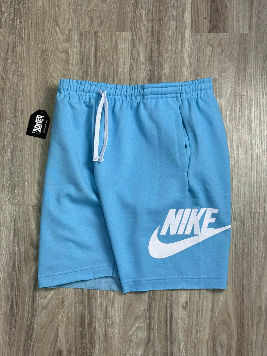 SHORTS MOLETOM NK ICON - AZUL