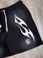 SHORTS MOLETOM HELLSTAR - PRETO