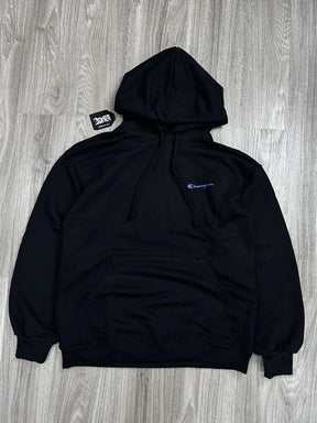MOLETOM CANGURU CHAMPION BIG LOGO - PRETO