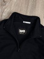 MOLETOM GOLA ALTA ZIP Z.A - PRETO