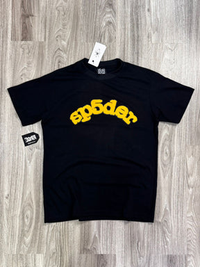 CAMISETA SP5DER LOGO - BLACK YELLOW