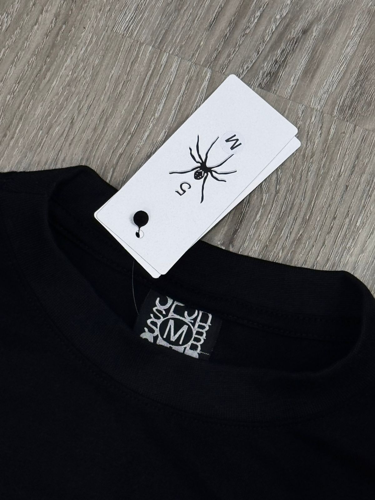 CAMISETA SP5DER LOGO - BLACK YELLOW