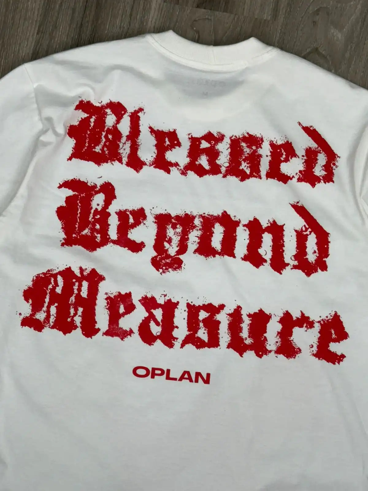 CAMISETA OVERSIZED OPLAN CUPID - OFF RED