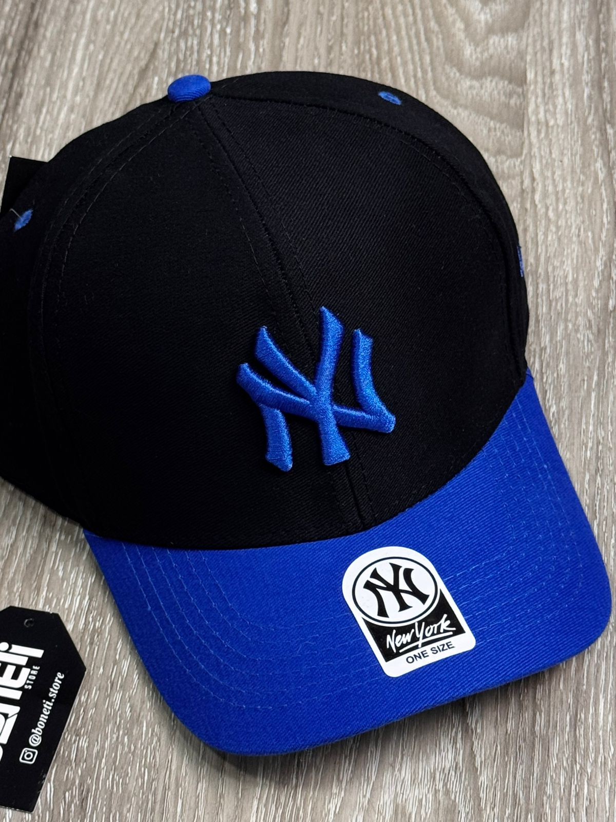 BONÉ NEW ERA LOGO - PRETO/AZUL